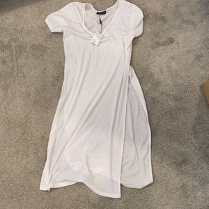 T shirt dress with slit